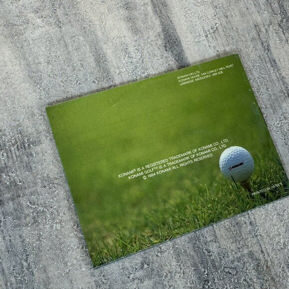 Konami Golf Instruction Booklet - Nintendo Gameboy - Picture 7 of 9
